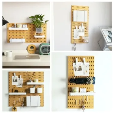 Keepo Modular Pegboard Kit for Stylish Home Organization