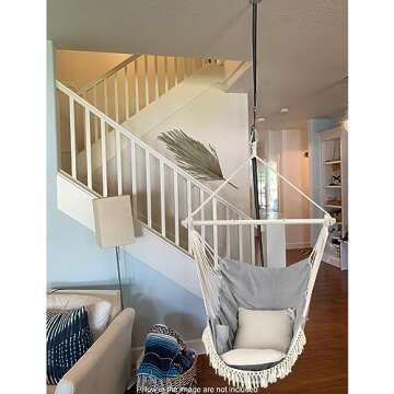 Chihee Hammock Chair Hanging Swing - Max 500lbs, Portable & Stylish