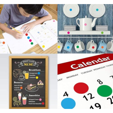 Versatile 1050 PCS Color Coding Labels Stickers for All Ages