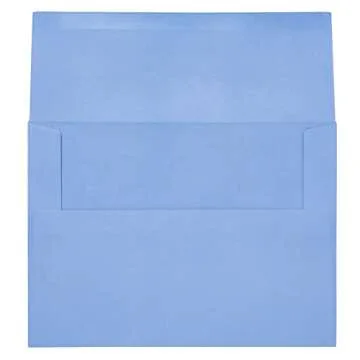 Juvale 96 Pack Light Blue 5x7 Envelopes for Invitations, A7 Size for Mailing Greeting Cards, Wedding, Bridal Shower