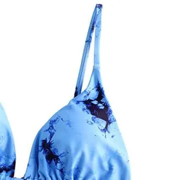ZAFUL Tie Dye Bikini Set for Women - Stylish & Comfortable