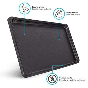 Replacement Tray for Dog Crate Pans - XXX-Large 48 Inch Plastic Bottom Pan Floor Liners for Pet Cages Crates Kennels Dogs Cat Rabbit Ferret Critter Nation Folding Metal Wire Training Cage Liner Trays