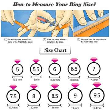 KOHOTA 6PCS Thick Dome Chunky Rings for Women 18K Gold Plated Braided Twisted Signet Ring Big Croissant Ring Minimalist Statement Ring Size 5-10 (Gold color, 10)