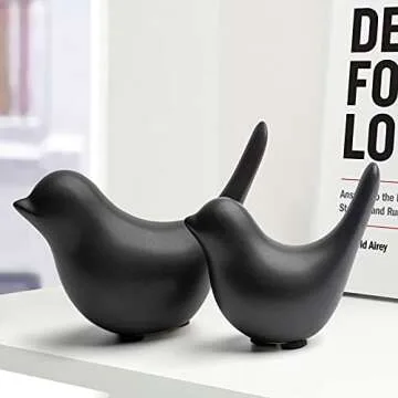 Notakia Decorative Ceramic Bird Statues - Modern Home Décor