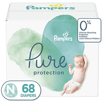Pampers Pure Protection Diapers 68 Count - Soft & Hypoallergenic