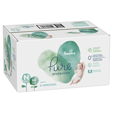 Pampers Pure Protection Diapers 68 Count - Soft & Hypoallergenic