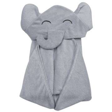 Hooded Bamboo Baby Towel & Washcloths Set