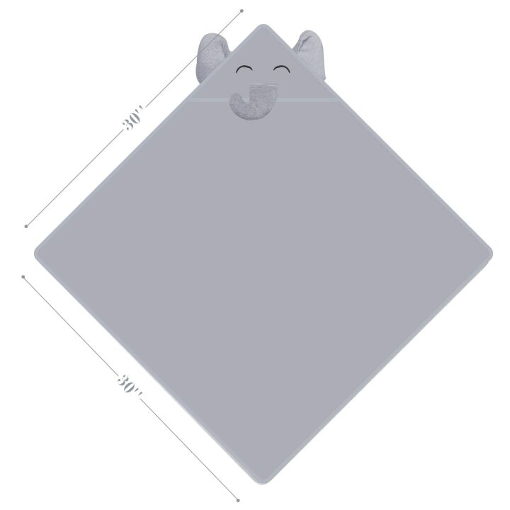 Hooded Bamboo Baby Towel & Washcloths Set