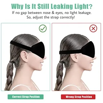 BeeVines Sleep Mask 2 Pack for Total Blackout