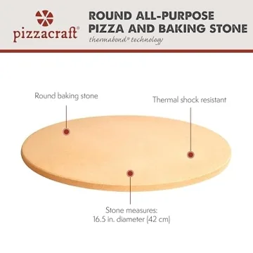 Pizzacraft 16.5" ThermaBond™ Baking Stone for Oven Grill