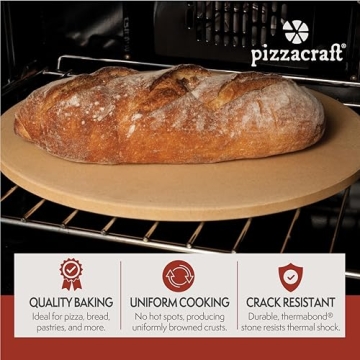 Pizzacraft 16.5" ThermaBond™ Baking Stone for Oven Grill
