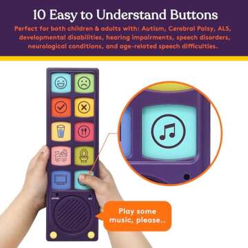 Talker Buddy AAC Communication Device for Non-Verbal Communication