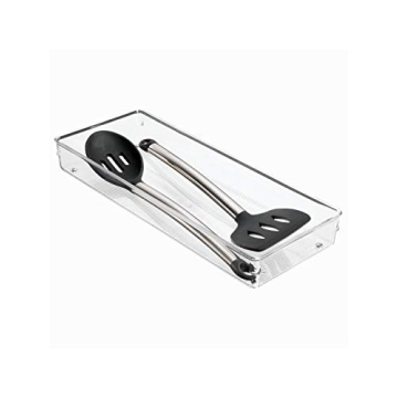 iDesign Linus Plastic Drawer Organizer for Utensils and Supplies