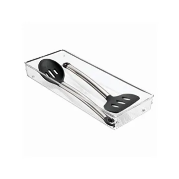 iDesign Linus Plastic Drawer Organizer for Utensils and Supplies