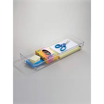 iDesign Linus Plastic Drawer Organizer for Utensils and Supplies