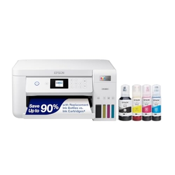 Epson EcoTank ET-2850: Wireless, Cartridge-Free Printer with Auto 2-Sided Printing