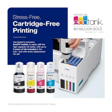 Epson EcoTank ET-2850 Wireless Cartridge-Free Printer