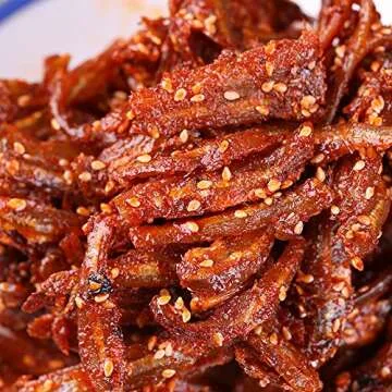 Teriya Spicy small fish, spicy small fish, small spicy fish, seafood snacks, ready to eat 250 grams, 38 yuan package