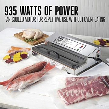 Weston Pro 1400 Vacuum Sealer for Food Preservation and Sous Vide