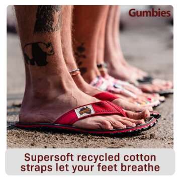 Gumbies Islander Flip-Flops - Grey Turtle (Women's 9/Men's 8 | EU 41)