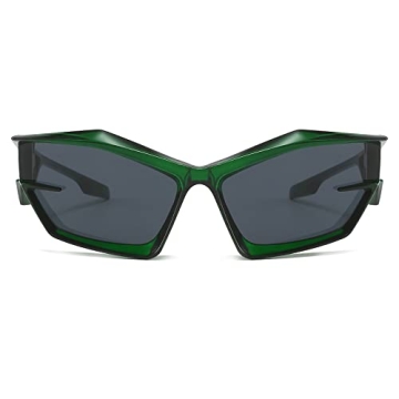 Futuristic Cat Eye Sunglasses for Men Women Fashion