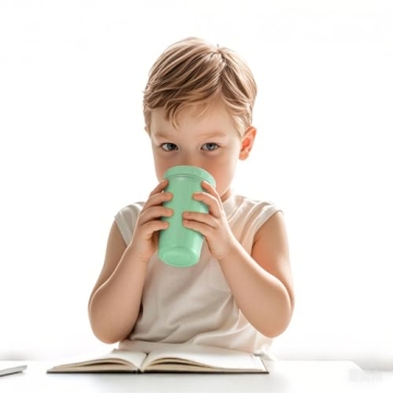 Meolibour 4 Packs Sippy Cups - Eco-Friendly, Durable, Spill-Proof