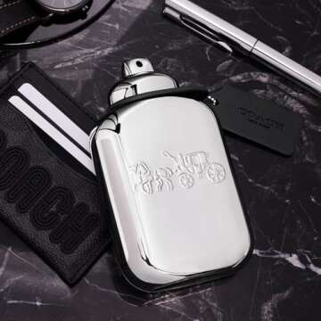 Coach Platinum Eau de Parfum - Long Lasting Fragrance with notes of Pineapple, Clary Sage & Vanilla Leather - Woody & Spicy - 6.7 fl. oz.