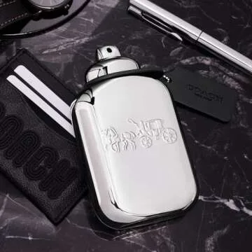 Coach Platinum Eau de Parfum - Long Lasting Fragrance with notes of Pineapple, Clary Sage & Vanilla Leather - Woody & Spicy - 6.7 fl. oz.