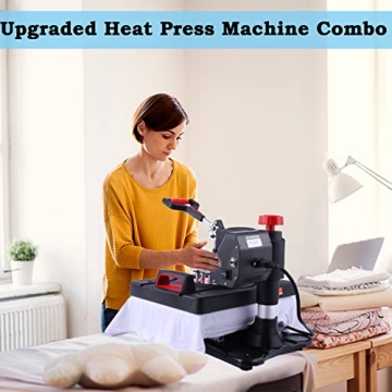 Upgraded 15x12 Heat Press Machine for T-Shirts and More
