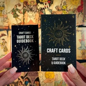CRAFTERIAN Classic Tarot Set - Luxurious Gold-Edged Cards