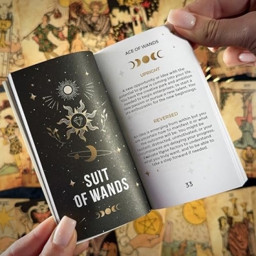 CRAFTERIAN Classic Tarot Set - Luxurious Gold-Edged Cards