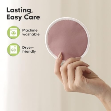 Reusable Bamboo Nursing Pads for Breastfeeding - 14-Pack