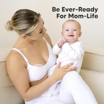 Reusable Bamboo Nursing Pads for Breastfeeding - 14-Pack