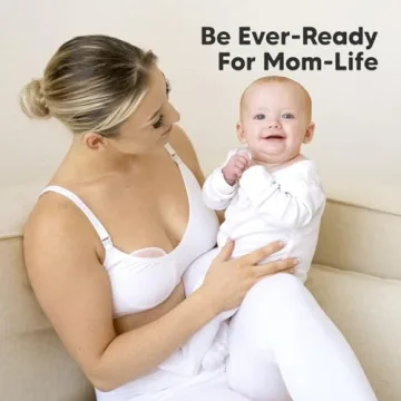 Reusable Bamboo Nursing Pads for Breastfeeding - 14-Pack