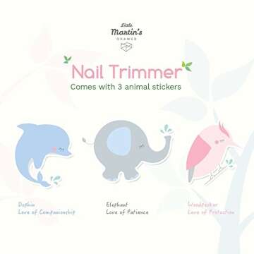 Little Martin’s Drawer Baby Nail Trimmer File with Light - Safe Electric Nail Clippers Kit for Newborn Infant Toddler Kids Toes and Fingernails - Care, Polish and Trim - Battery Operated (AA)