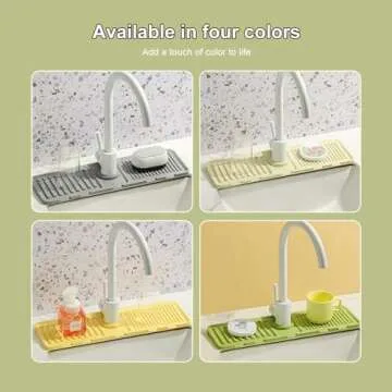 Faucet Mat for Kitchen Sink - Spill-Free Cleaning Solution