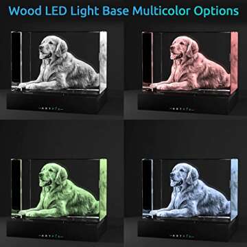 Personalized 3D Dog Gifts – Engraved Crystal Keepsakes