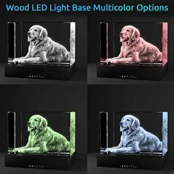 Personalized 3D Dog Gifts – Engraved Crystal Keepsakes