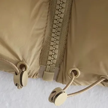 KEOMUD Women's Winter Crop Vest Lightweight Padded Gilet