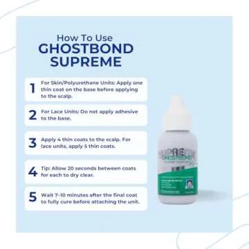 GHOSTBOND Supreme Invisible Bonding Glue for Wigs