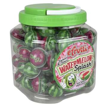 Efrutti Watermelon Splash, Sweet and Sour Candy