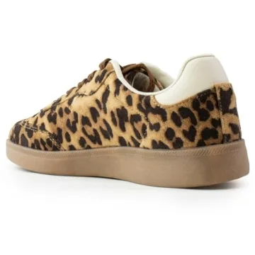 Trendy and Comfortable Vegan Leopard Sneakers for Women