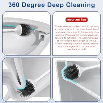 Ratolo Electric Toilet Brush for Effortless Cleaning