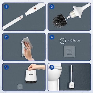 Ratolo Electric Toilet Brush for Effortless Cleaning