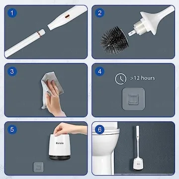 Ratolo Electric Toilet Brush for Effortless Cleaning