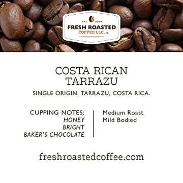 Fresh Roasted Coffee Costa Rica Tarrazu 72 Pods