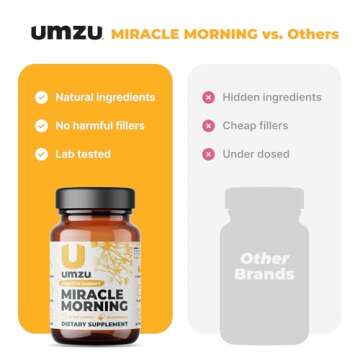 UMZU Miracle Morning Energy Supplement for All-Day Focus