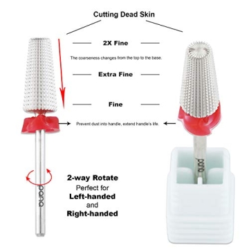 PANA 5 in 1 Carbide Nail Bit for Quick Nail Care