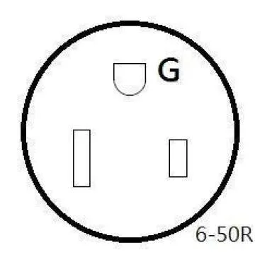 Parkworld Welder Extension Cord 50ft 8AWG NEMA 6-50 Heavy Duty