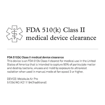 Molekule Air Pro Large Area Air Purifier with PECO Technology